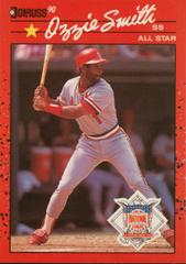 Ozzie Smith #710 Baseball Cards 1990 Donruss Prices
