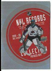 Patrick Roy [Gold] Hockey Cards 2021 Upper Deck Record Collections Prices