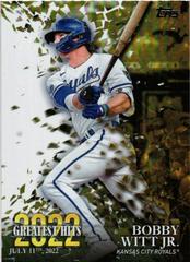 Bobby Witt Jr. #22GH-19 Baseball Cards 2023 Topps 2022 Greatest Hits Prices