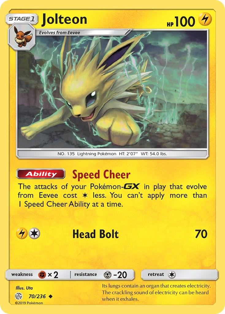 Jolteon #70 Pokemon Cosmic Eclipse