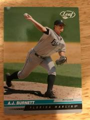 A.J. Burnett #76 Baseball Cards 2005 Leaf Prices