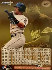 Rear | James Mouton Baseball Cards 1997 Ultra