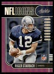Roger Staubach [Spectrum Purple] #12 Football Cards 2019 Panini Absolute NFL Icons Prices