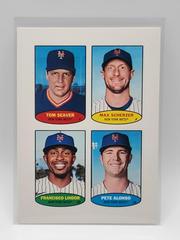 Tom Seaver, Max Scherzer, Francisco Lindor, Pete Alonso Baseball Cards 2023 Topps Heritage 1974 Stamps Prices
