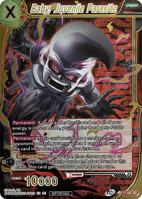 Baby, Juvenile Parasite BT17-004 Dragon Ball Fusion World Promos