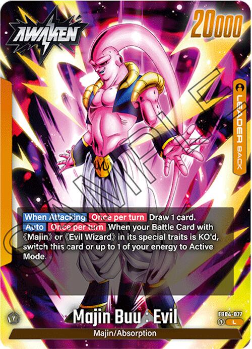 Majin Buu : Evil - FB04-077 FB04-077 Dragon Ball Fusion World Ultra Limit