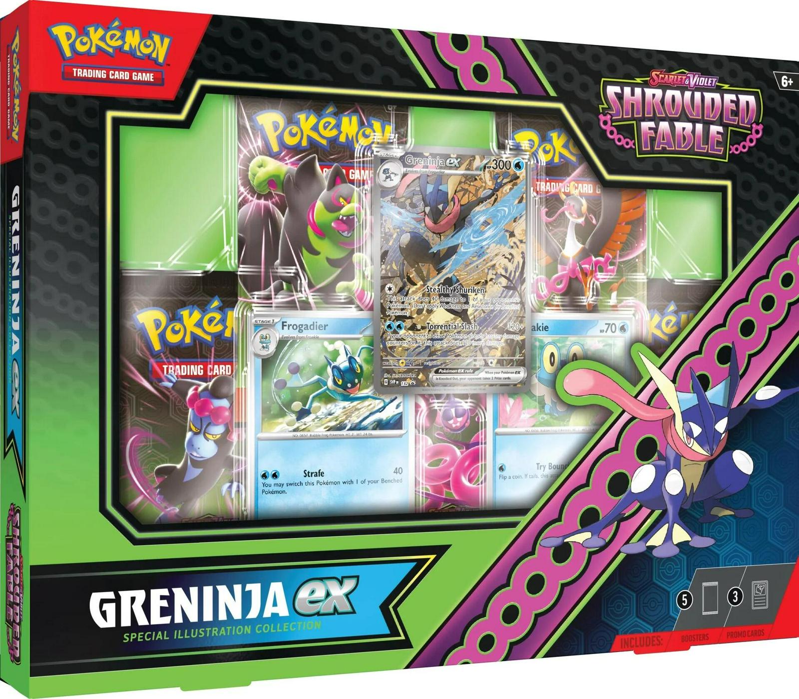 Greninja ex Special Illustration Collection Pokemon Shrouded Fable