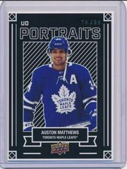 Auston Matthews [Gold] Hockey Cards 2022 Upper Deck UD Portraits Prices