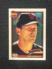 Greg Riddoch #109 Baseball Cards 1991 Topps Micro Prices