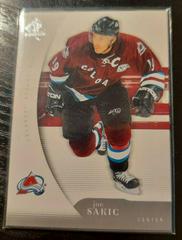 Joe Sakic Hockey Cards 2005 SP Authentic Prices