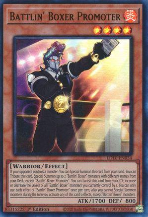 Battlin' Boxer Promoter LD10-EN034 YuGiOh Legendary Duelists: Soulburning Volcano