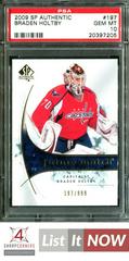 Braden Holtby Hockey Cards 2009 SP Authentic Prices