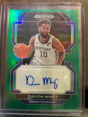 Davion Mintz #DP-DAV Basketball Cards 2022 Panini Prizm Draft Picks Autographs Prices