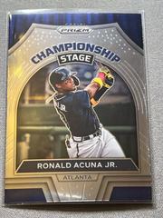 Ronald Acuna Jr. #CS-1 Baseball Cards 2022 Panini Prizm Championship Stage Prices