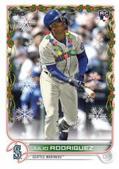 Julio Rodriguez [SSP Variation] #HW44 Baseball Cards 2022 Topps Holiday Prices