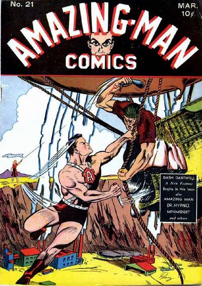 Amazing Man Comics #21 (1941) Comic Books Amazing Man Comics