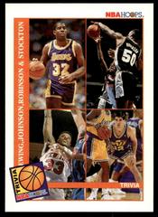 Magic Johnson, Patrick Ewing, David Robinson, John Stockton #485 Basketball Cards 1992 Hoops Prices