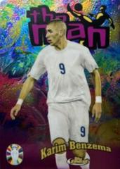 Karim Benzema #TM-KB Soccer Cards 2023 Topps Finest Road To UEFA EURO The Man Prices