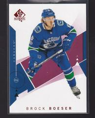 Brock Boeser [Limited Red] #3 Hockey Cards 2018 SP Authentic Prices