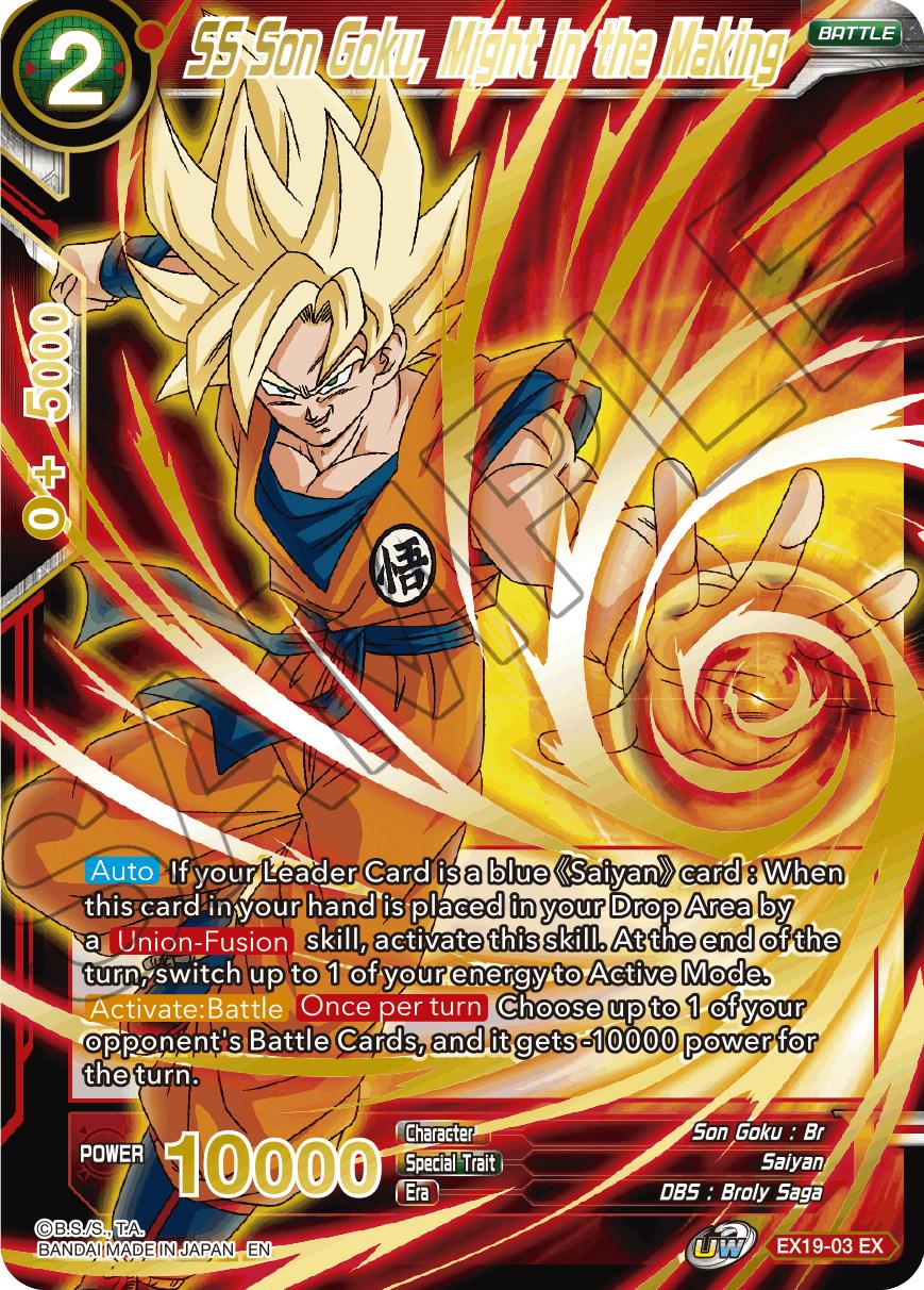 SS Son Goku, Might in the Making [Foil] EX19-03 Dragon Ball Super Expansion Set: Special Anniversary Box 2021