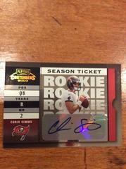 Chris Simms [Autograph Blue] #112 Football Cards 2003 Playoff Contenders Prices