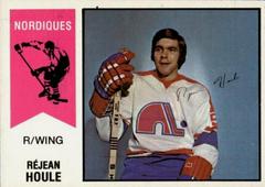 Rejean Houle #41 Hockey Cards 1974 O-Pee-Chee WHA Prices