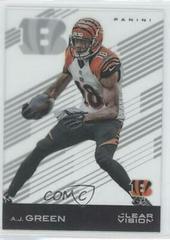 A.J. Green [Green] #5 Football Cards 2015 Panini Clear Vision Prices