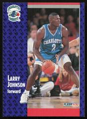 Larry Johnson #255 Basketball Cards 1991 Fleer Prices