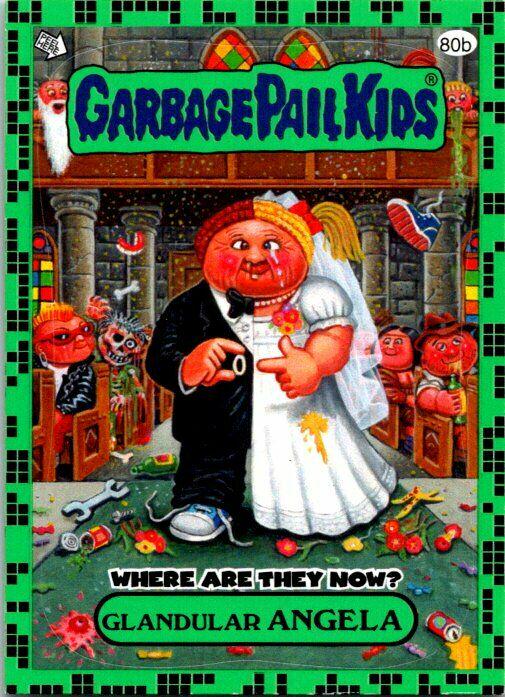 Glandular ANGELA [Green] #80b 2011 Garbage Pail Kids