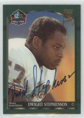 Dwight Stephenson #A11 Football Cards 1998 Topps Certified Autograph Prices