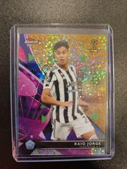 Kaio Jorge [Gold Speckle] Soccer Cards 2021 Topps Finest UEFA Champions League Prices