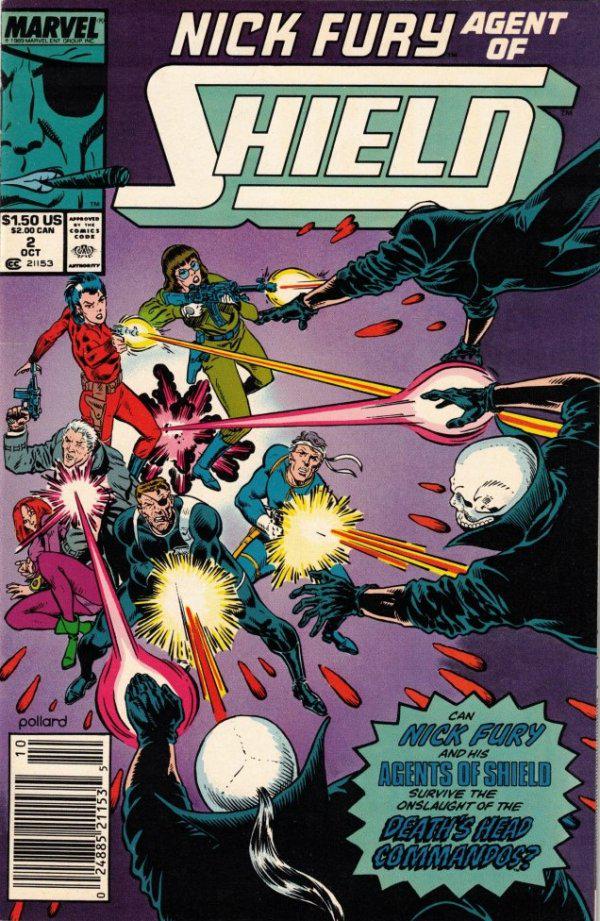 Nick Fury, Agent of S.H.I.E.L.D. [Newsstand] #2 (1989) Comic Books Nick Fury, Agent of S.H.I.E.L.D