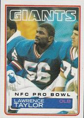 Lawrence Taylor #133 Football Cards 1983 Topps Prices