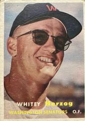 Whitey Herzog #29 Baseball Cards 1957 Topps Prices