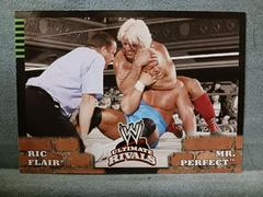 Ric Flair vs. Mr. Perfect #62 Wrestling Cards 2008 Topps WWE Ultimate Rivals Prices