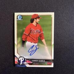 Connor Seabold Baseball Cards 2018 Bowman Chrome Prospects Autographs Prices