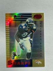 Shannon Sharpe [Mirror Gold] #116 Football Cards 1999 Leaf Certified Prices