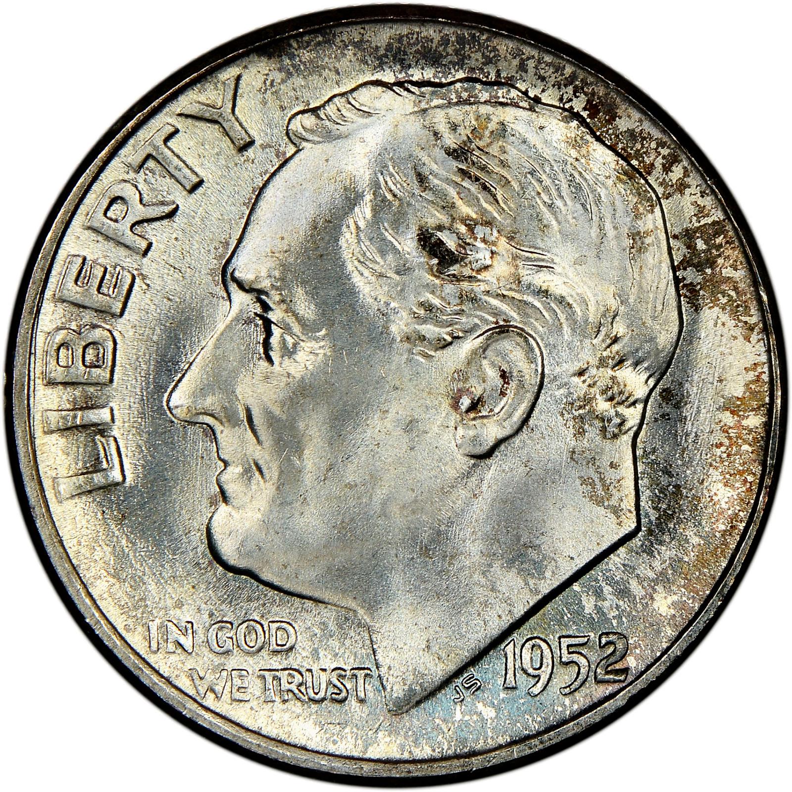 1952 [PROOF] Coins Roosevelt Dime