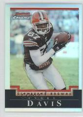 Andre Davis [Refractor] #3 Football Cards 2004 Bowman Chrome Prices