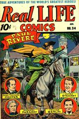 Real Life Comics #34 (1946) Comic Books Real Life Comics Prices