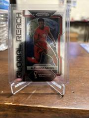 Alphonso Davies [Silver] Soccer Cards 2022 Panini Prizm World Cup Global Reach Prices
