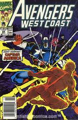 The West Coast Avengers [Newsstand] #64 (1990) Comic Books West Coast Avengers Prices