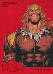 Sabretooth [Red] #33 Marvel 2015 Fleer Retro Metal Prices