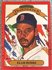 Ellis Burks #23 Baseball Cards 1990 Panini Donruss Diamond Kings Prices