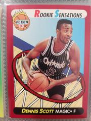 Dennis Scott Basketball Cards 1991 Fleer Rookie Sensations Prices