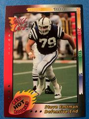 Steve Emtman Football Cards 1992 Wild Card Red Hot Rookies Prices