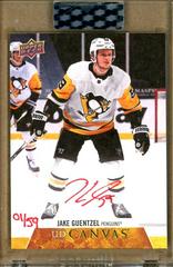 Jake Guentzel [Red Ink] Hockey Cards 2020 Upper Deck Clear Cut Canvas Signatures Prices