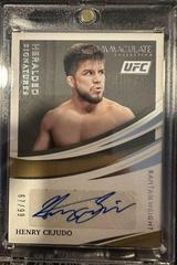 Henry Cejudo Ufc Cards 2021 Panini Immaculate UFC Heralded Signatures Prices
