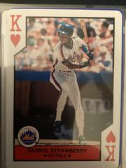 Darryl Strawberry [King of Hearts] Baseball Cards 1990 U.S. Playing Card All Stars Prices