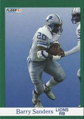 Barry Sanders #247 Football Cards 1991 Fleer Prices